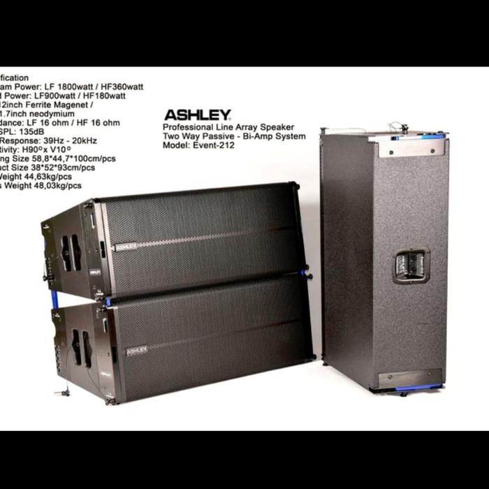 Gambar SPEAKER LINE ARRAY ASHLEY EVENT212/EVENT 212 ( 2 X 12INCH PASSIVE ) dari SinarSakti Elektronik undefined Tokopedia