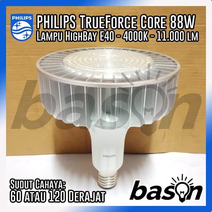 Gambar PHILIPS TrueForce Core HPI ND High Bay 88W E40 840 - 11000lm dari Bason undefined Tokopedia