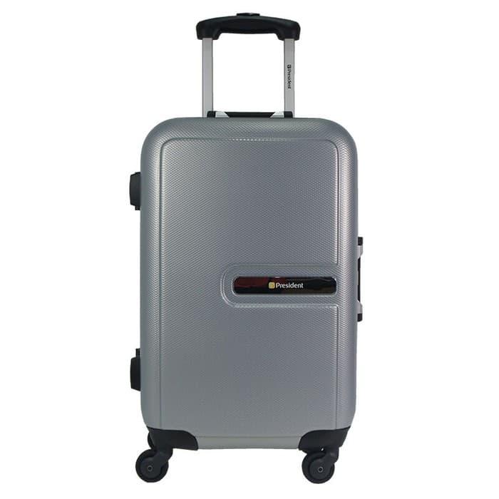 Gambar Koper Travel President 5267 Original 20 Inch- SILVER dari SEKAWAN BAGS undefined Tokopedia