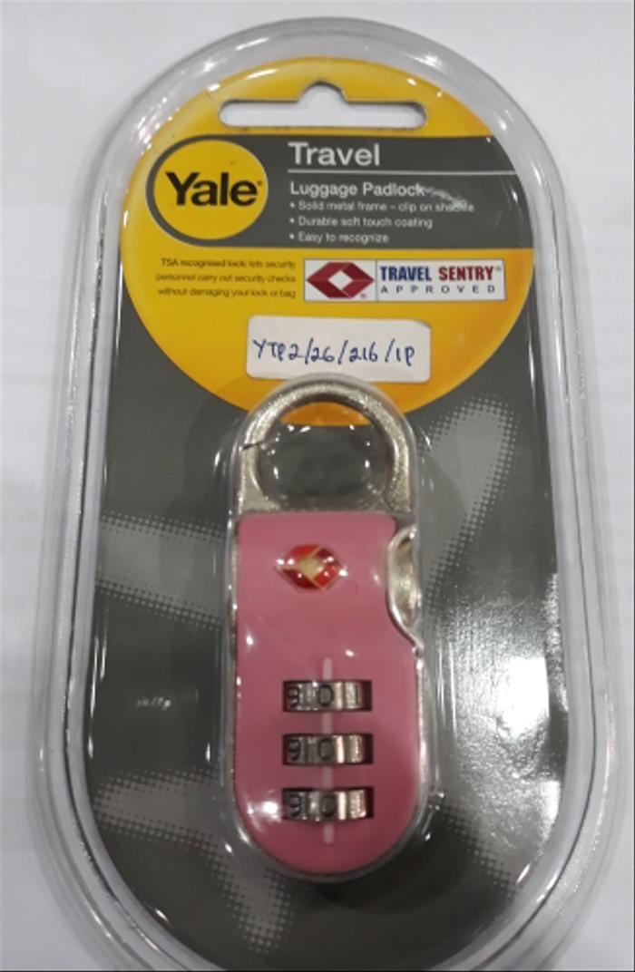 Jual Gembok Yale Koper Travel Sentry 