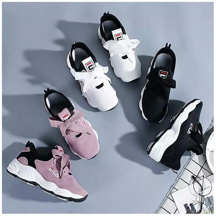SS 12 Sneakers Fila Wanita Murah Merah Muda, 39 di Calva_shopp Tokopedia