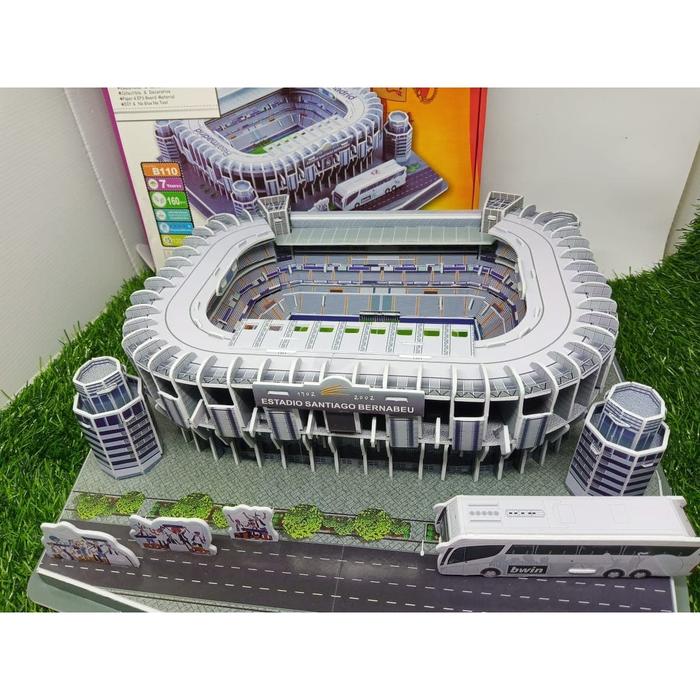 Gambar Replika 3D Puzzle REAL MADRID STADIUM STADION dari maximono undefined Tokopedia