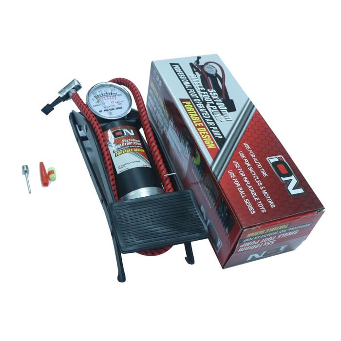 Gambar Pompa Sepeda Injak/Single Foot Pump/ION FP001 dari ELEMENT BIKE INDONESIA undefined Tokopedia
