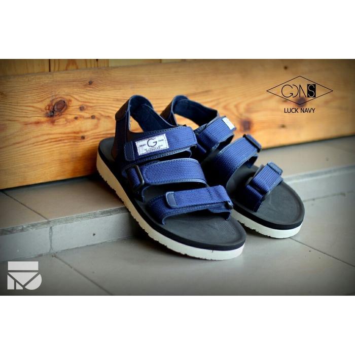 Gambar LUCK BLACK |FORIND x GDNS| Sendal Gunung Tali Cowok Laki Pria Santai - Navy, 39 dari FORIND ID undefined Tokopedia