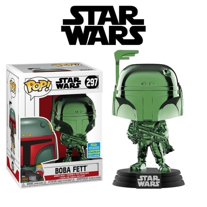 Jual Funko POP! Star Wars Boba Fett (Green Chrome) (SDCC 2019
