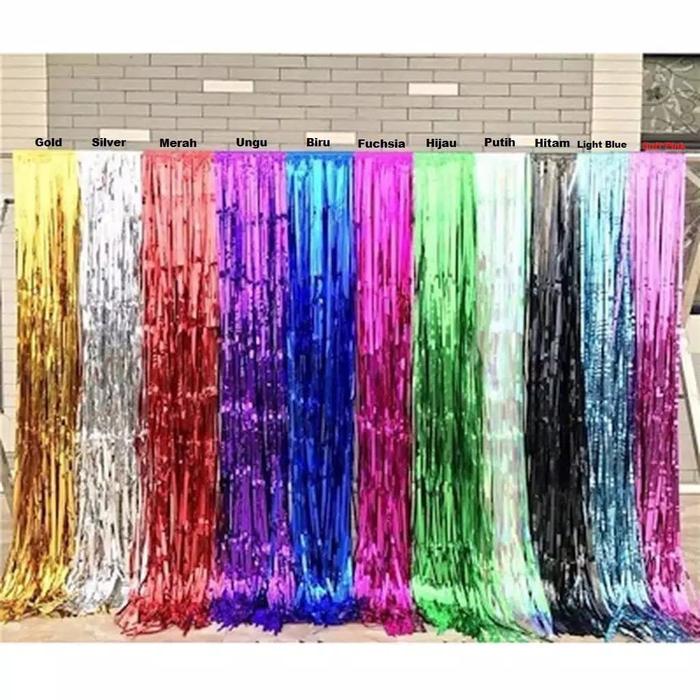 Gambar FOIL CURTAIN PARTY dari dyta shop undefined Tokopedia