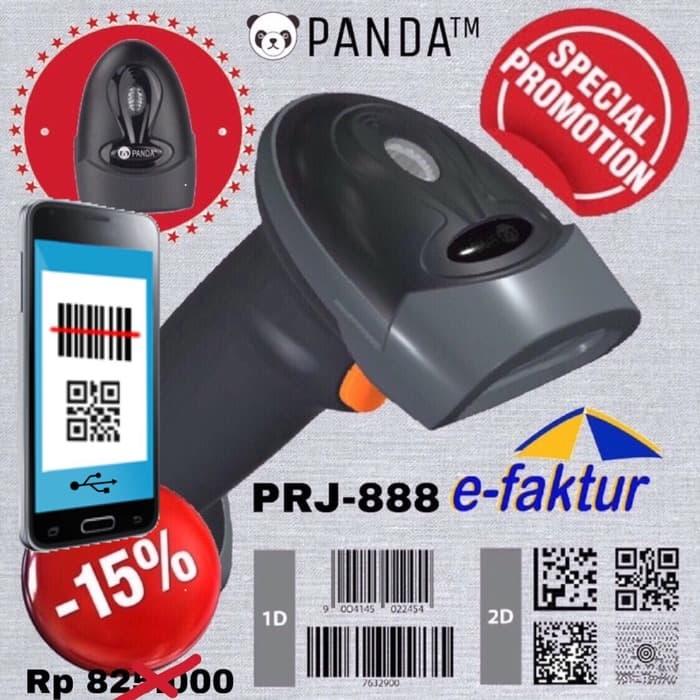 Gambar BARCODE SCANNER E-FAKTUR 2D/1D PANDA PRJ-888 (QR CODE-EFAKTUR-AZTEC) dari ELEVENKOMPUTER_NEW undefined Tokopedia
