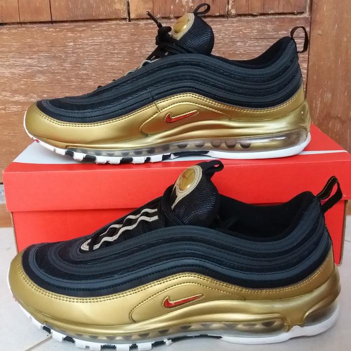 Jual Nike Air Max 97 Gold QS Kota Depok Headliner Kickz