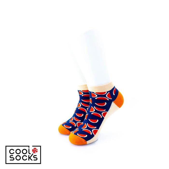 Gambar CoolDeSocks Original | Kaos Kaki Pendek - Sliced Circles dari CoolDeSocks undefined Tokopedia