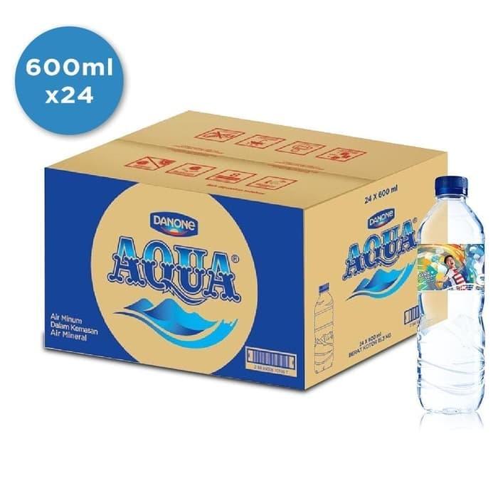 Gambar Aqua 600ml 1 Kardus isi 24 botol air mineral harga grosir murah dari Bosmart99 undefined Tokopedia