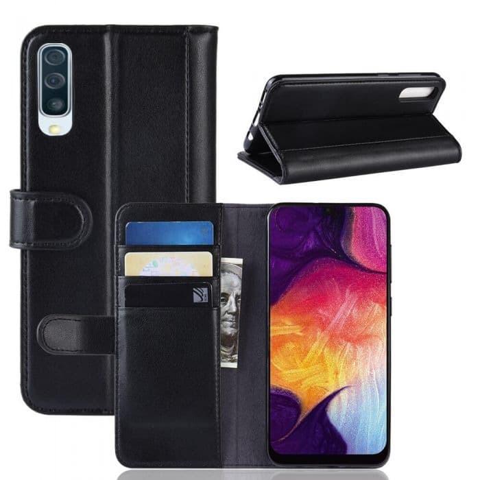 Gambar Samsung Galaxy A30S Flip Wallet Dompet Leather Kulit Cover Case Casing - Coklat, Samsung A30S dari 17 Agustus Case undefined Tokopedia