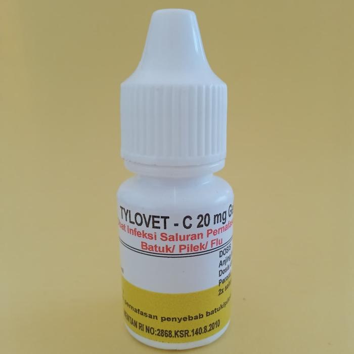 Gambar TYLOVET-C20mg Gel/obat batuk/pilek/flu anjing kucing dari Toko Obat Hewan Mitra undefined Tokopedia