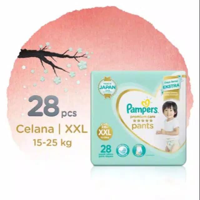 Promo Harga PAMPERS Premium Care Active Baby Pants XXL28 28 pcs - Tokopedia