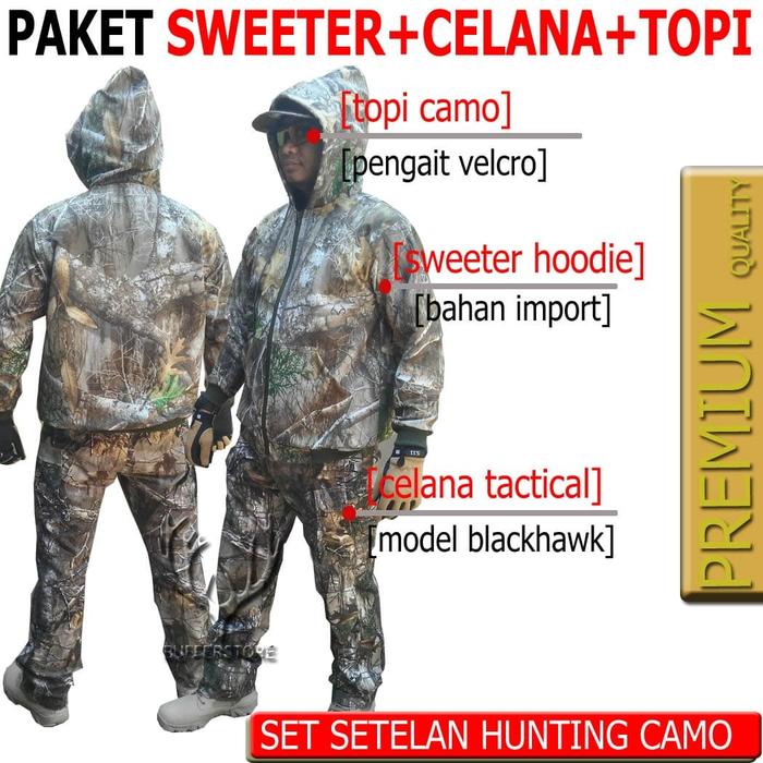 Gambar Paket Hunting Camo Perbakin Spesial Edisi Bahan Katun Cvc Import dari bufferstore outdoor_NEW undefined Tokopedia