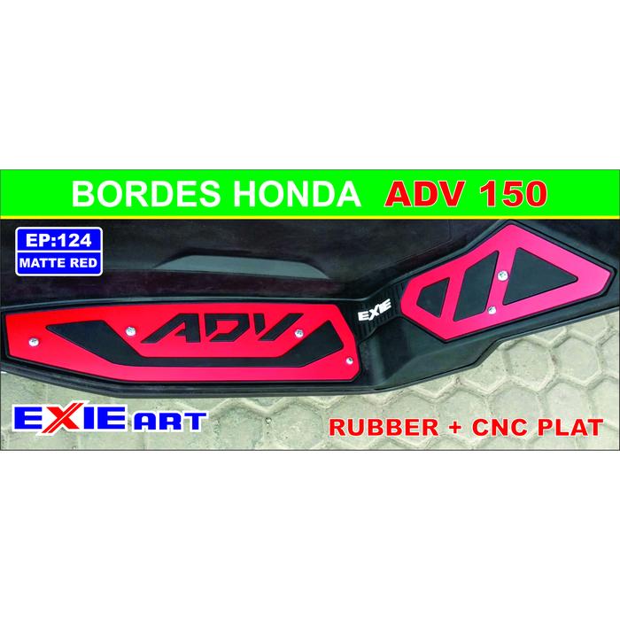 Gambar PANEL STEP FLOOR ADV 150 - BORDES HONDA ADV 150 - AKSESORIS ADV 150 - MATTE RED dari EXIE ART RACING undefined Tokopedia