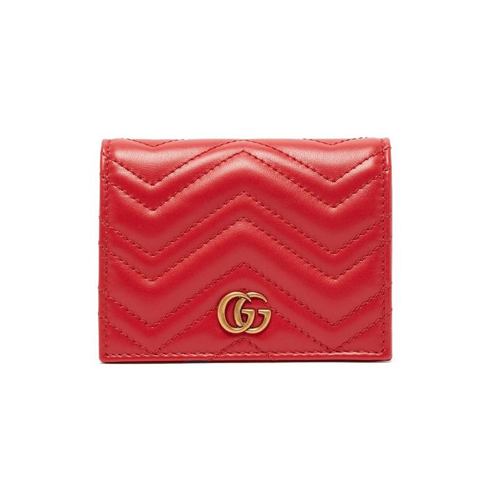 Gambar GG Marmont Quilted-leather Wallet - Red 100% Authentic dari High Gentlemen & Ladies undefined Tokopedia