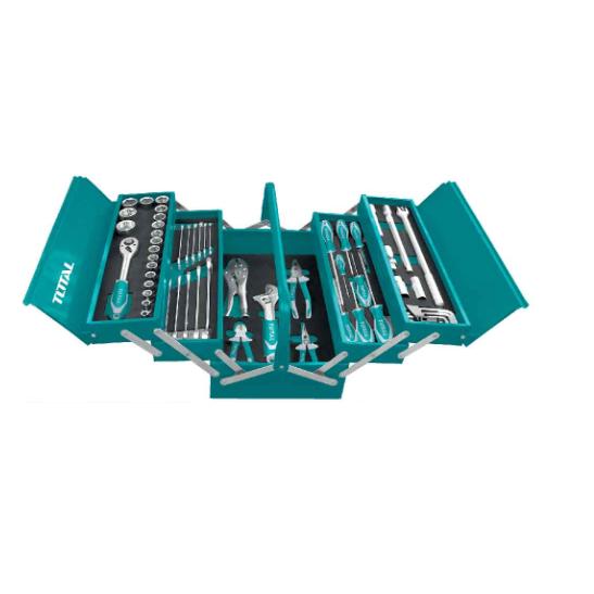 Gambar TOTAL ALAT PERKAKAS/HAND TOOLS SET 59PCS THTCS12591 dari Total Tools Indonesia undefined Tokopedia