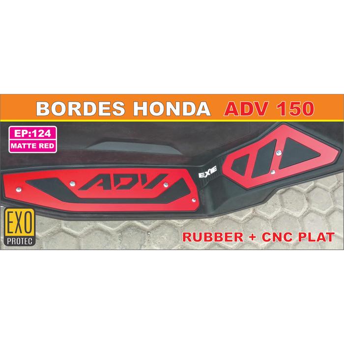 Gambar PANEL STEP FLOOR ADV 150 - BORDES ADV 150 - AKSESORIS ADV 150 - MATTE RED dari EXOPROTEC undefined Tokopedia