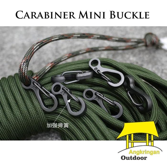 Gambar Carabiner Paracord Prusik Aksesories Spring Keychain Alat Bantu Tali dari Toko Ebes undefined Tokopedia