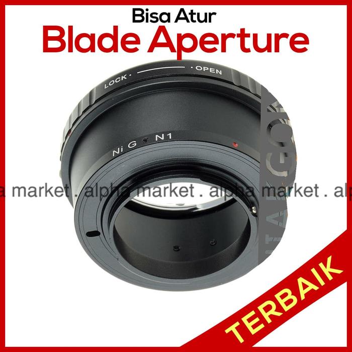Gambar Adapter Adaptor Lens Lensa Nikon G AIS AI AFS AFD AF-S AF-D Fix Tele to ke Kamera Nikon 1 Mirrorless V1 V2 V3 J1 J5 dari alphamarket.bdg undefined Tokopedia