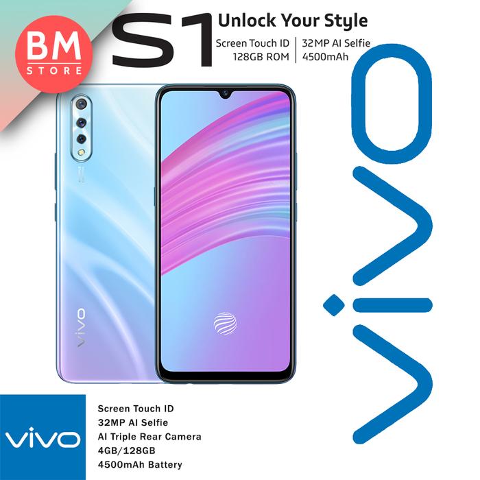 Gambar VIVO S1 4GB/128GB MURAH GARANSI RESMI - Skyline Blue dari Betim Store undefined Tokopedia