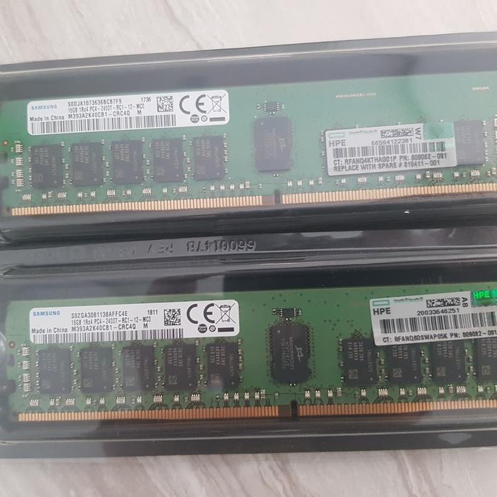 8 GB DDR4 Laptop Memory HPE 16GB DDR4-2400 Server Memory - 1x16GB
