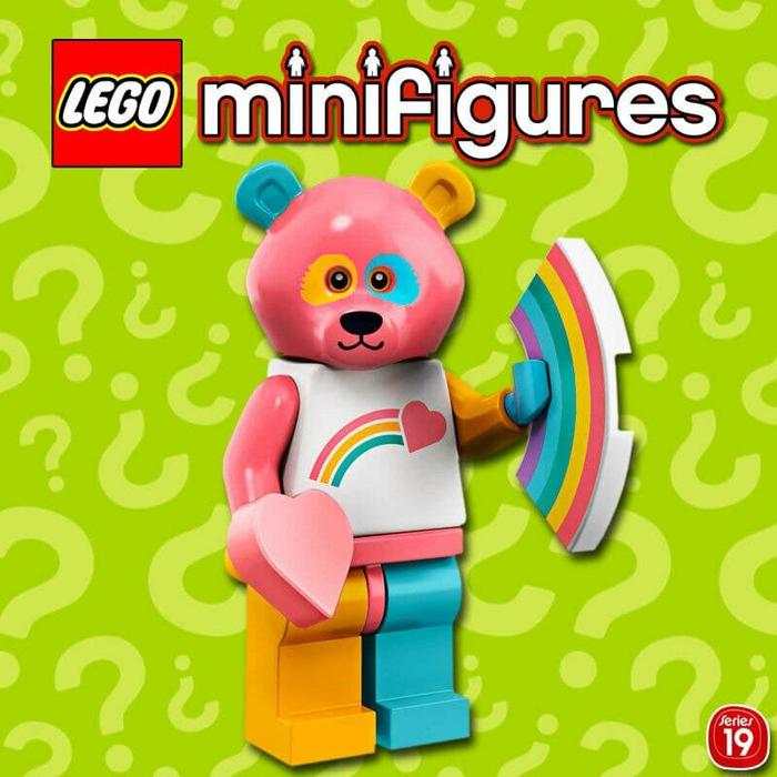 Gambar LEGO Minifigures Series 19-Rainbow Care Bear Suit Guy Minifigure #15 dari Double Di Store undefined Tokopedia