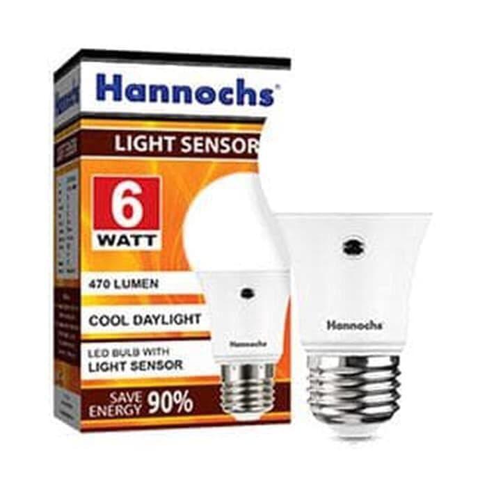 Gambar Hannochs Light Sensor Cahaya 6 Watt, Warna Kuning Dan Putih - Putih dari Larisa electric undefined Tokopedia
