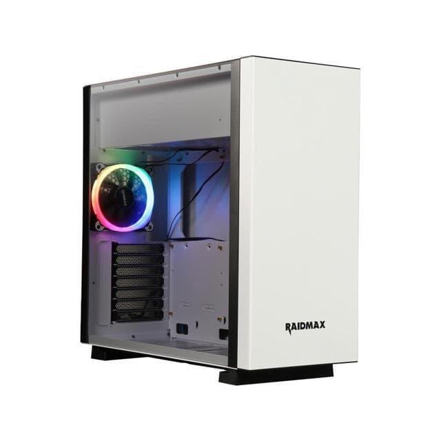 Gambar RAIDMAX ENIGMA S14-TW White ATX Mid Tower Case - include 1 fan RGB dari TRI-X COMPUTER undefined Tokopedia