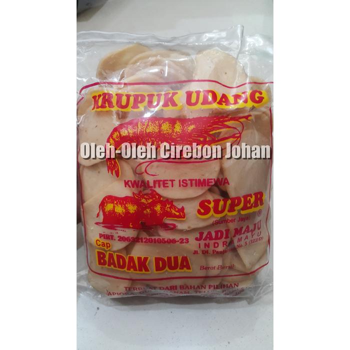 Gambar Krupuk Udang/Ikan cap Badak Dua Ukuran Sedang - Udang dari Oleh-Oleh Cirebon Johan undefined Tokopedia