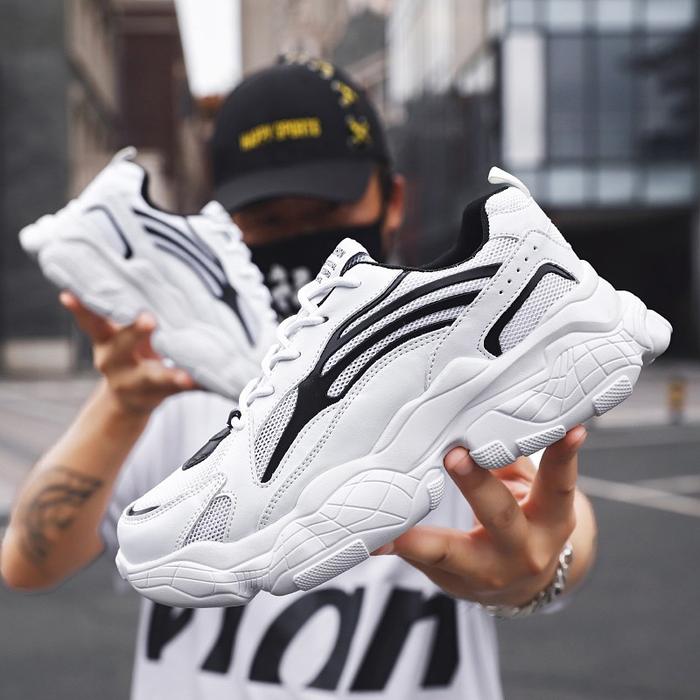 Jual Men Fashion Sport Casual Shoes Sneakers Shoes Men Kasut Sukan