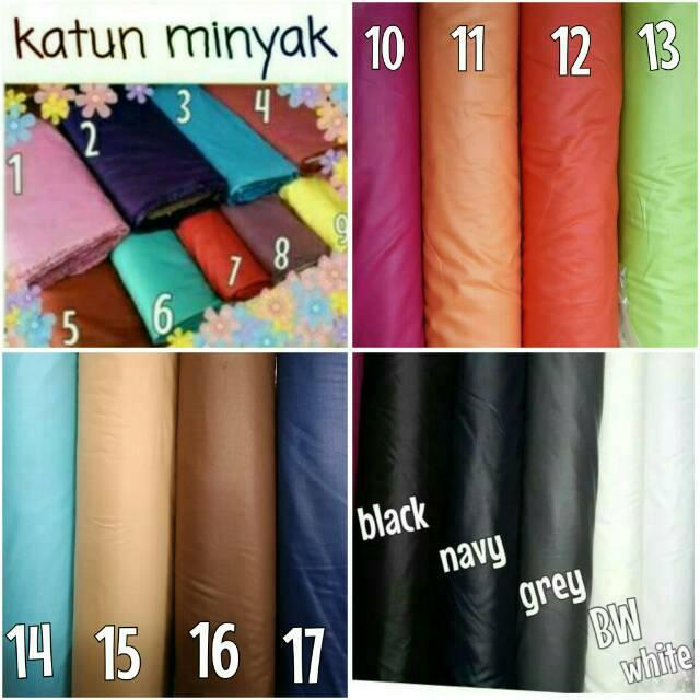 Jual Kain Katun Minyak Polos Lebar 150cm Kain Katun Polos Harga Per Meter Kota Surabaya Plaza Cantika Tokopedia