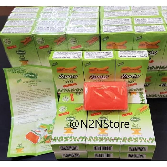 Gambar Sabun Pyary Tumeric Original (Dilengkapi BPOM, Barcode, & Expiry Date) dari N2NStore undefined Tokopedia