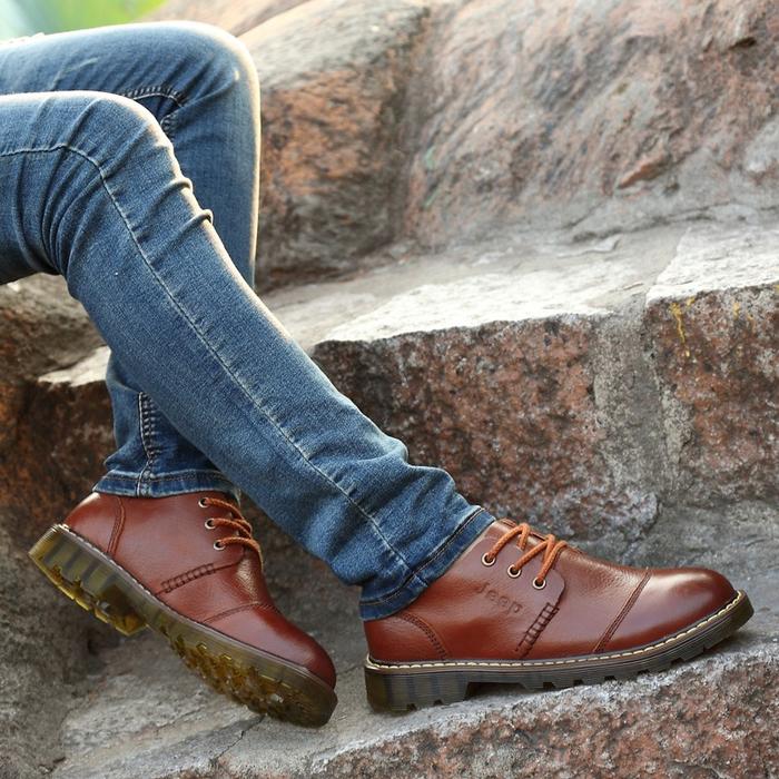 Dr Martens Business Casual Men Jual Low Top Marten Men's Leather