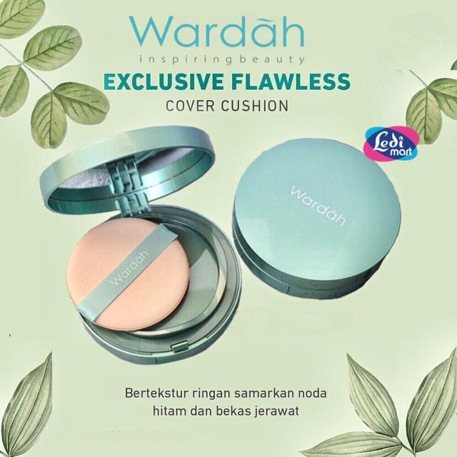 Jual Original Wardah Exclusive Flawless Cover Cushion 15gr Kota Bekasi Toko Bangbosss Tokopedia