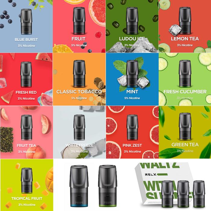 Gambar RELX Zero Pods Refill - RELX Vape E-Liquid Flavor Replacement ORIGINAL dari Link-IT Store undefined Tokopedia