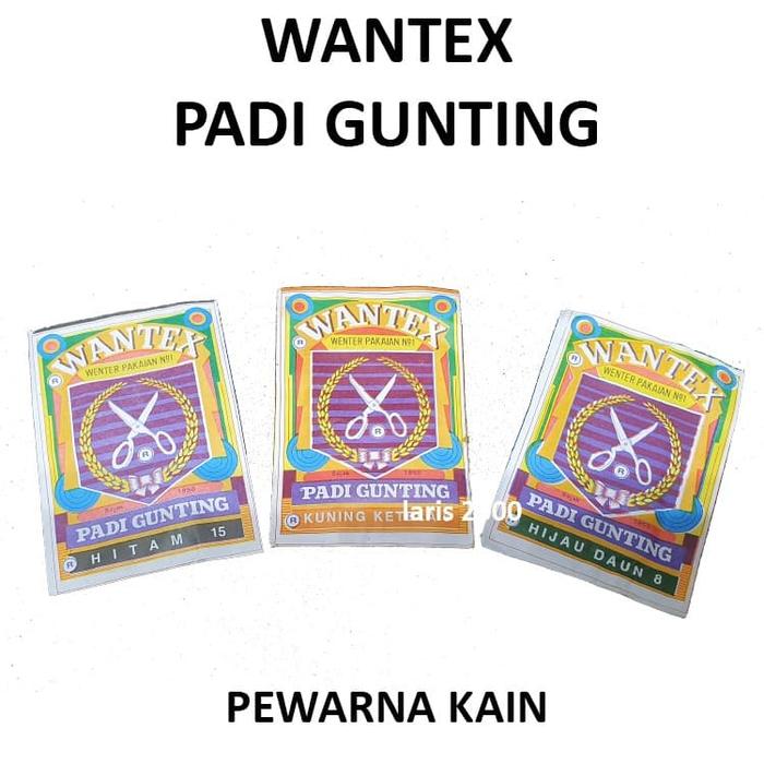 Gambar Wantek / Wantex Padi Gunting / Pewarna Kain dari Laris 2000 Stationery undefined Tokopedia