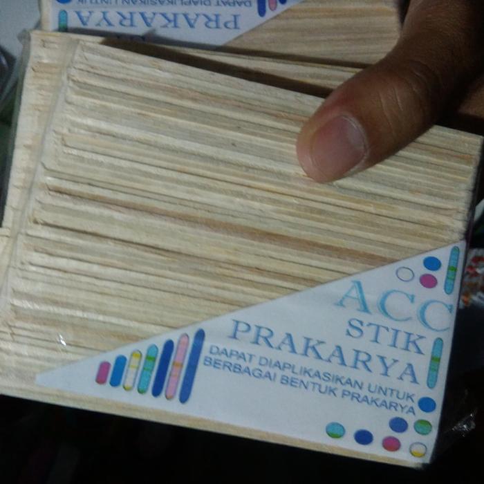 Gambar stik es krim ice cream stick murah kerajinan polos pra karya sekolah dari kepo belanja undefined Tokopedia