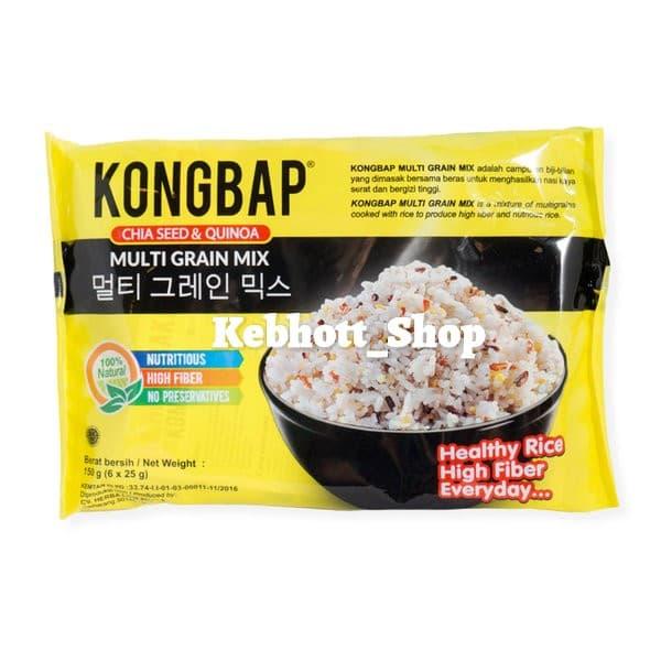 Gambar Kongbap Multigrain Mix Chia Seed Quinoa 150g (6 x 25 gr) | Nasi Kacang dari Kebhott Shop undefined Tokopedia