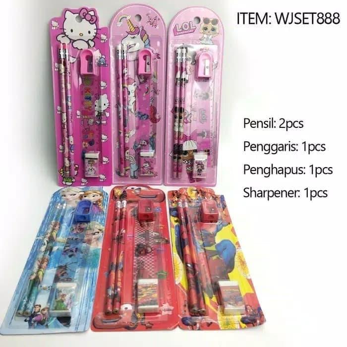 Gambar Souvenir ulang tahun anak / Alat tulis set kecil dari toko aneke acc d undefined Tokopedia