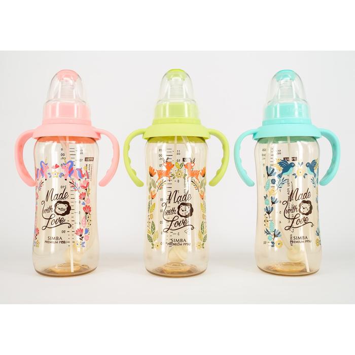Gambar Dorothy Wonderland PPSU Standard Neck Feeding Bottle with Handle 320ml - Merah Muda dari simba_indonesia undefined Tokopedia