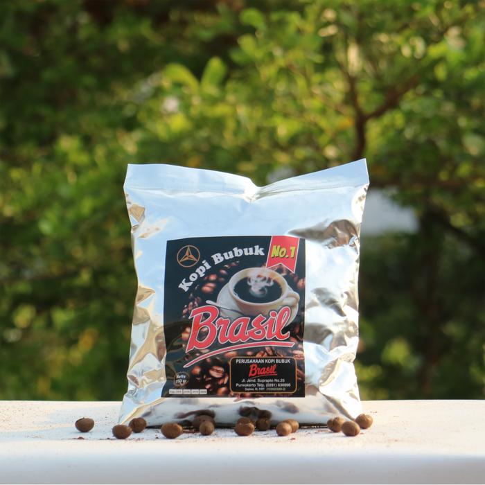 Gambar Kopi Brasil 250 Gram (Bubuk/Biji) - Robusta | Asli Purwokerto dari Es & Kopi Brasil undefined Tokopedia