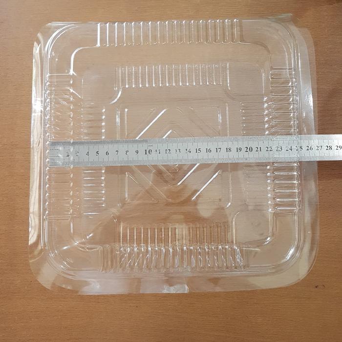 Gambar mika kotak 25cm ukuran jumbo dari kartini packaging undefined Tokopedia