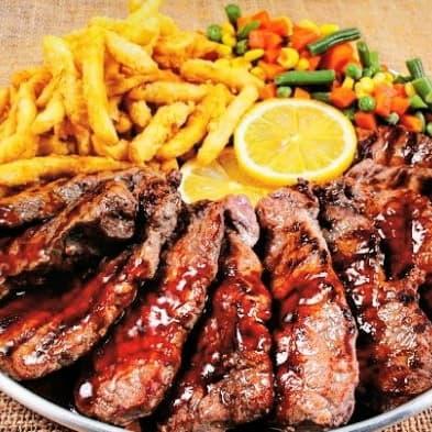 Gambar Paket Ekonomis Sirloin Steak Set 5 orang daging matang atau mentah - Barbeque Sauce dari riz kitchen id undefined Tokopedia