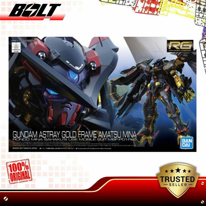 Gambar RG Astray Gold Frame Amatsu Mina Gundam dari BOLT Gunpla Shop undefined Tokopedia