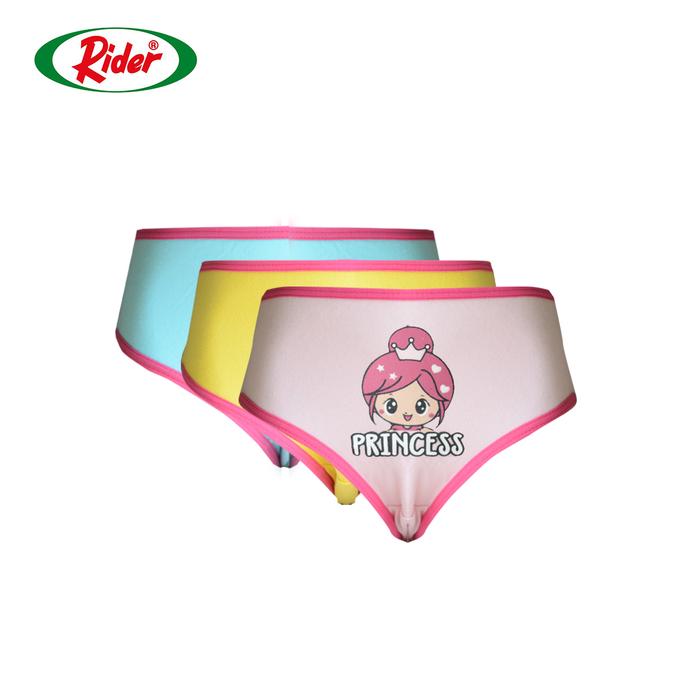 Gambar Celana Dalam Anak Perempuan Rider R706BB Multiwarna isi 3 Pcs - L dari Rider_Underwear undefined Tokopedia
