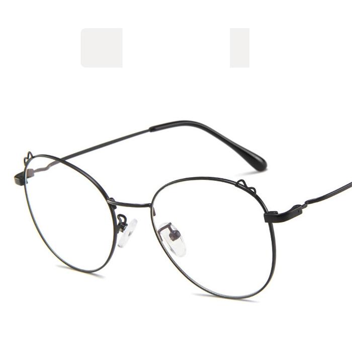 Metal Frame Optical Glasses Clear Lens Myopia 1pc Women