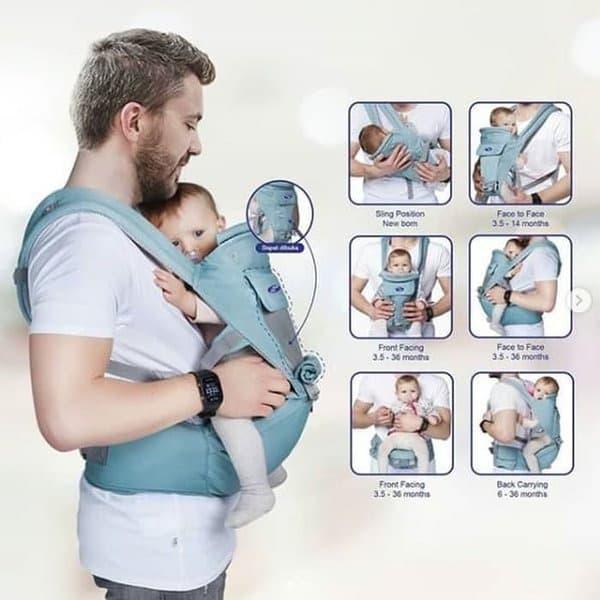 Jual Baby Safe Hip Seat Carrier Newborn BC06B/R/M Red Kota
