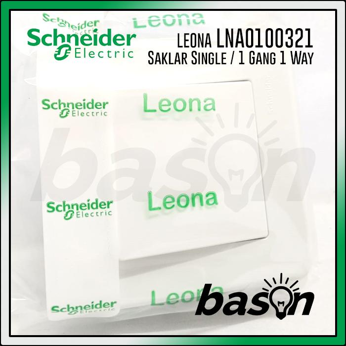 Gambar SCHNEIDER Leona Series - Saklar - Stop Kontak - Soket TV - Telepon dll - Saklar Single dari Bason undefined Tokopedia