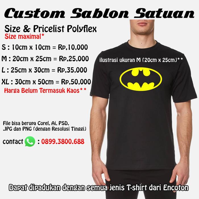 Gambar Sablon Printing Polyflex - S dari Spalva Surabaya undefined Tokopedia